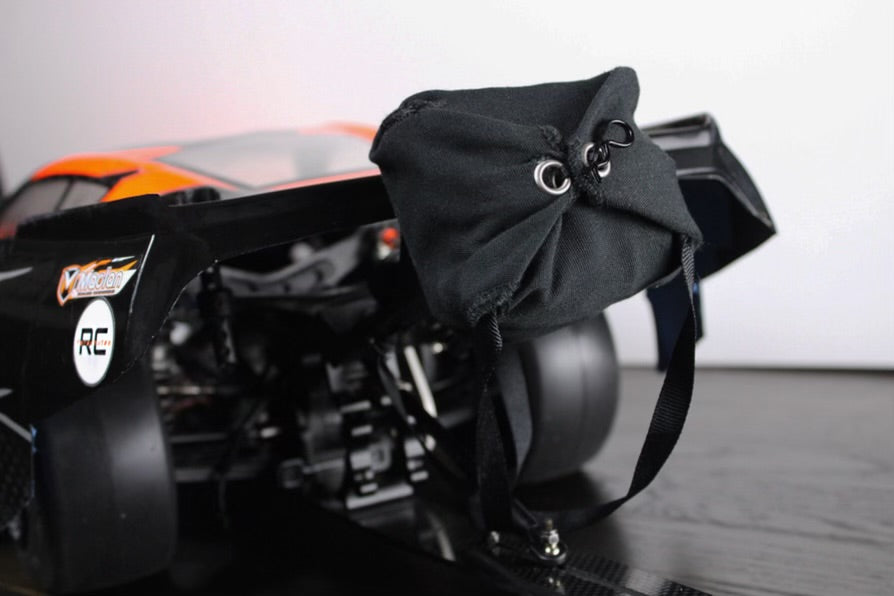 Rc drag car parachute big duel