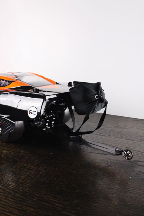 Rc drag car parachute big duel