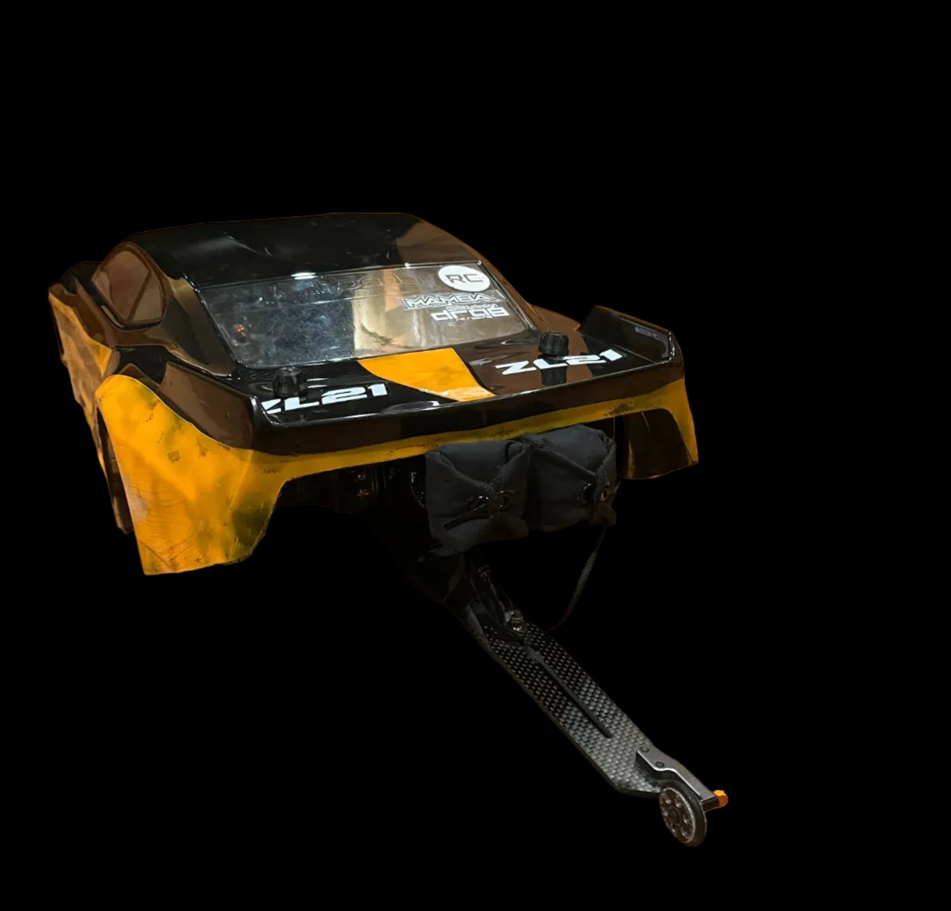 Small dual Rc parachute